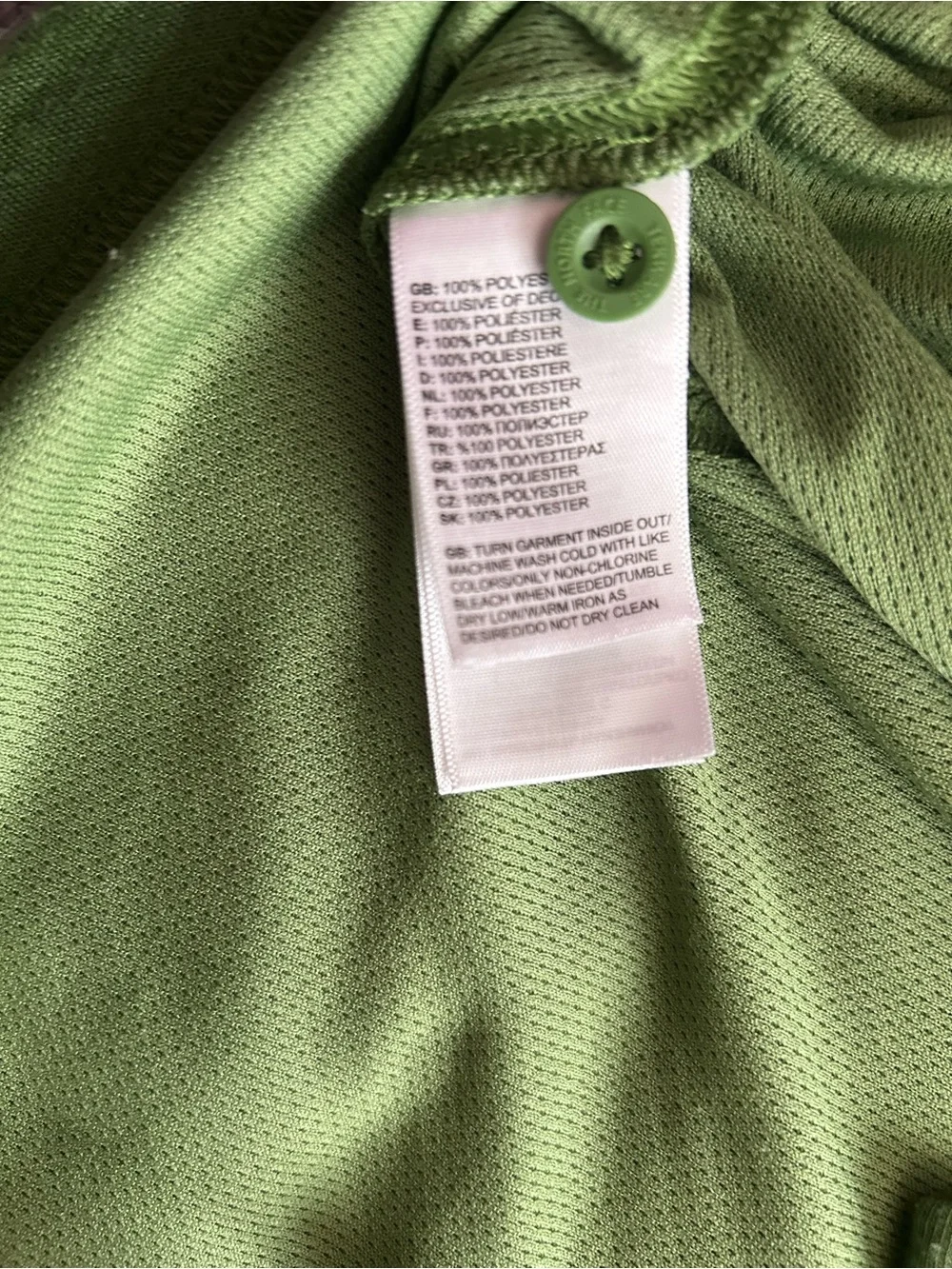 The North Face Men’s Green Flashydry Polo Shirt